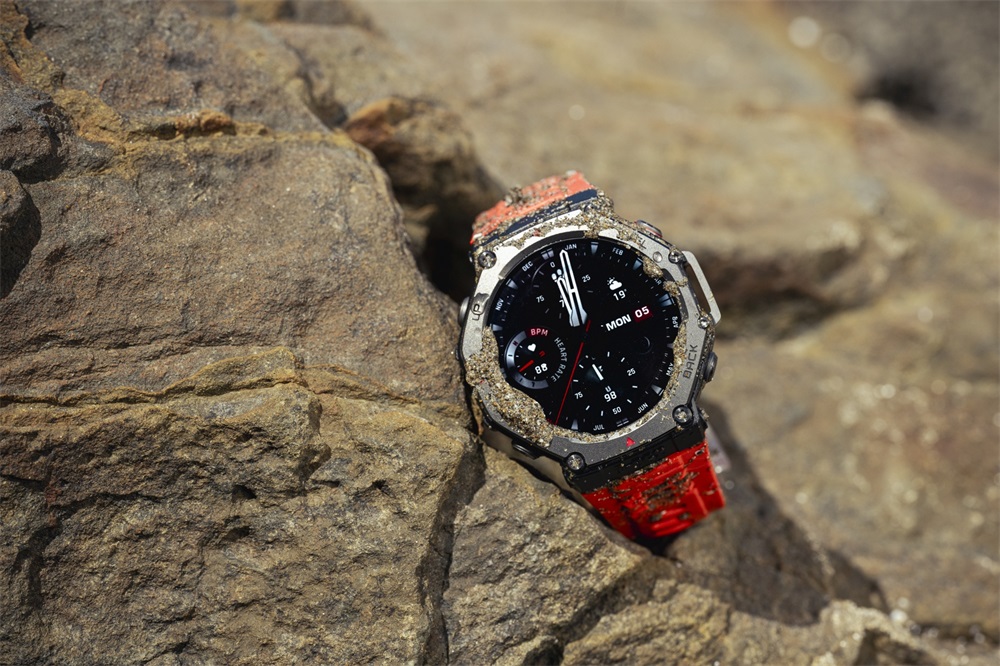 Amazfit T-Rex 3 Okosóra   Láva piros