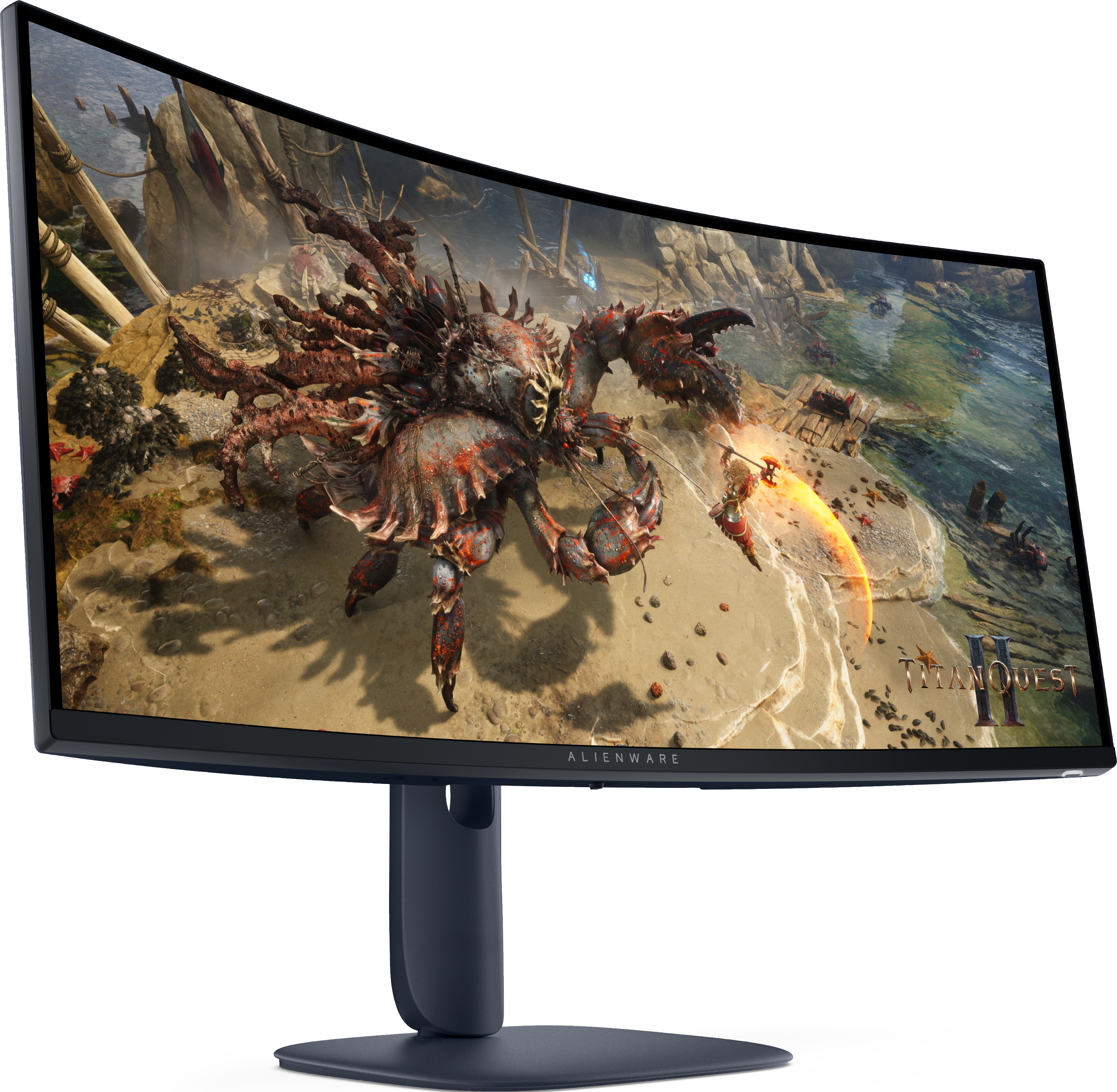DELL 34" Alienware  AW3425DWM Monitor - 3440x1440, WQHD, LED, VA, 180Hz, 1ms, Ívelt, FreeSync, Gamer Fekete