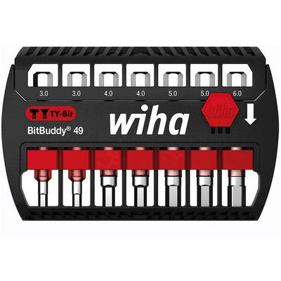 Wiha SB 7946TY-303 BitBuddy 49 42114 Bit készlet 7 részes Belső hatlap Wiha SB 7946TY-303 BitBuddy 49 42114 Bit készlet 7 részes Belső hatlap