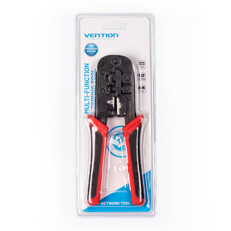Multifunctional Crimping Tool with Ratchet Vention KEAB0 Black Multifunctional Crimping Tool with Ratchet Vention KEAB0 Black