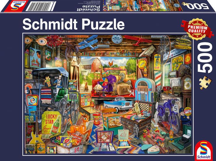 Schmidt Garázs vásár, 500 db-os puzzle (58972)