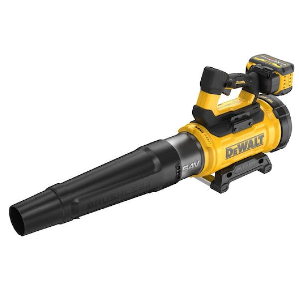DEWALT 54V XR FLEXVOLT 1×9Ah Axiális lombfúvó akkumulátorral és töltővel