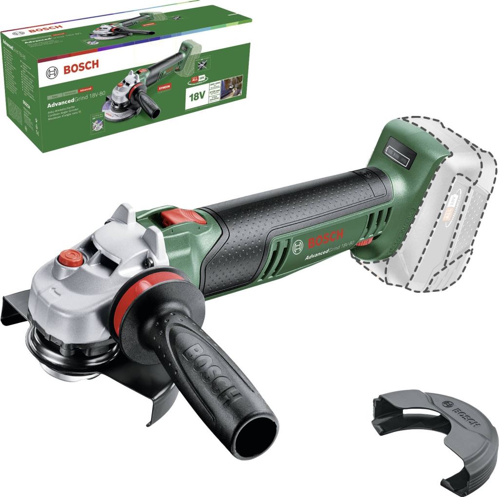 Bosch UniversalGrind 18V-80 akkumulátoros sarokcsiszoló akku nélkül (06033E5100) Bosch UniversalGrind 18V-80 akkumulátoros sarokcsiszoló akku nélkül (06033E5100)