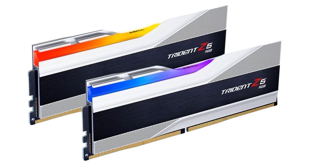 G.SKILL 64GB DDR5 6400MHz Kit(2x32GB) Trident Z5 RGB Silver Memória