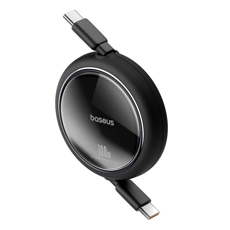 Baseus Free2Draw USB-C – USB-C kábel, PD, 100 W, 1 m (fekete)