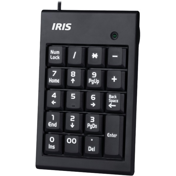 IRIS B-15 numerikus billentyűzet fekete IRIS B-15 numerikus billentyűzet fekete