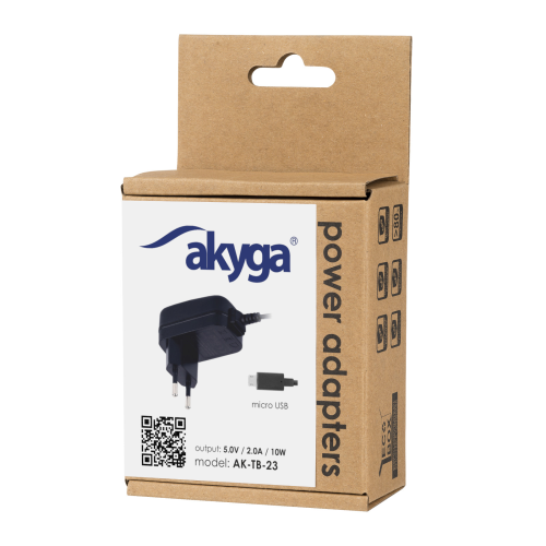 Akyga AK-TB-23 5V / 2A 10W micro USB töltő adapter 