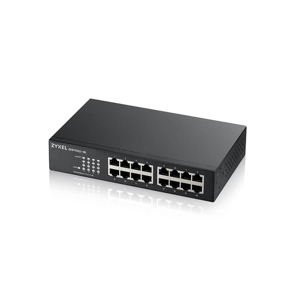 ZyXEL GS1100-16 16 Portos 10/100/1000 Switch (GS1100-16-EU0103F) ZyXEL GS1100-16 16 Portos 10/100/1000 Switch (GS1100-16-EU0103F)