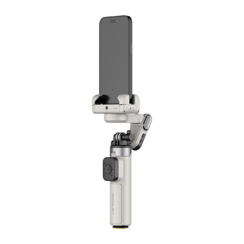 AOCHUAN M3 Pro stabilizátor RGB-megvilágítással (fekete)