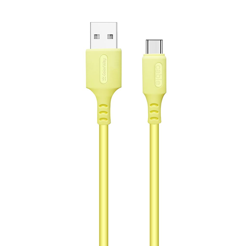 ColorWay USB-A - Type-C kábel 1m sárga (CW-CBUC043-Y) ColorWay USB-A - Type-C kábel 1m sárga (CW-CBUC043-Y)