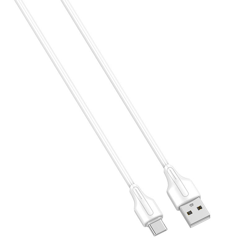 USB to USB-C cable LDNIO LS541, 2.1A, 1m (white) USB to USB-C cable LDNIO LS541, 2.1A, 1m (white)