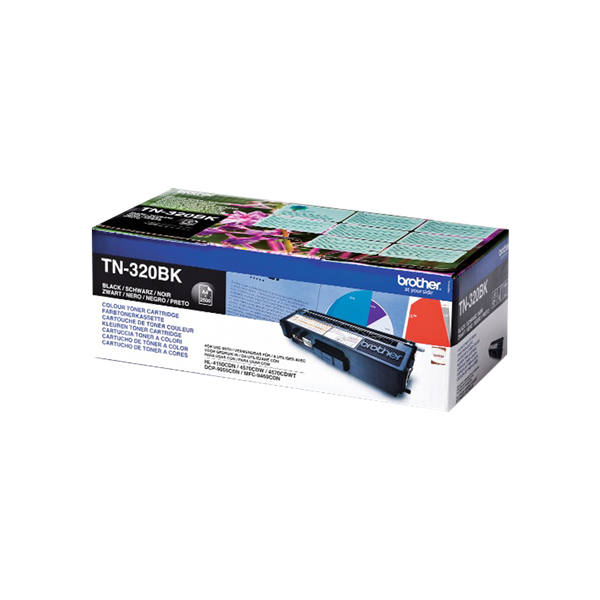 Brother TN-320BK Fekete toner eredeti Brother TN-320BK Fekete toner eredeti