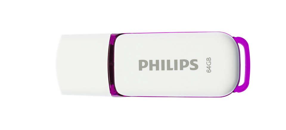 Pen Drive 64GB Philips Snow Edition Purple USB 2.0 (FM64FD70B/00) Pen Drive 64GB Philips Snow Edition Purple USB 2.0 (FM64FD70B/00)