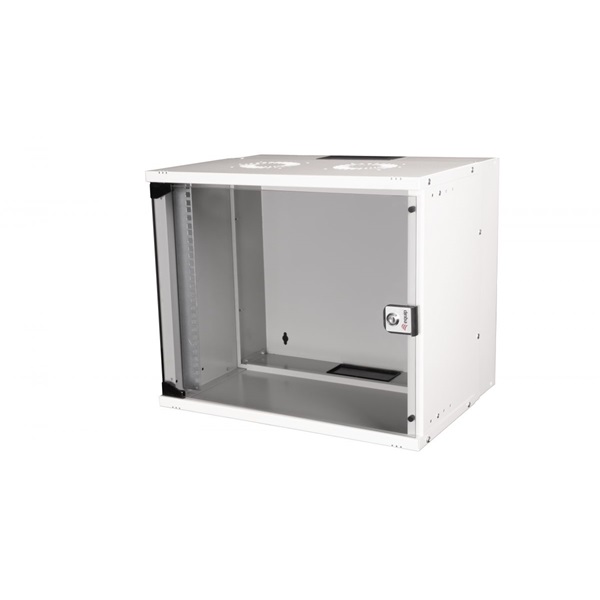 Equip Fali Rackszekrény  EWM-09-5440-G  19" 9U 540x400mm  lapra szerelt Szürke 