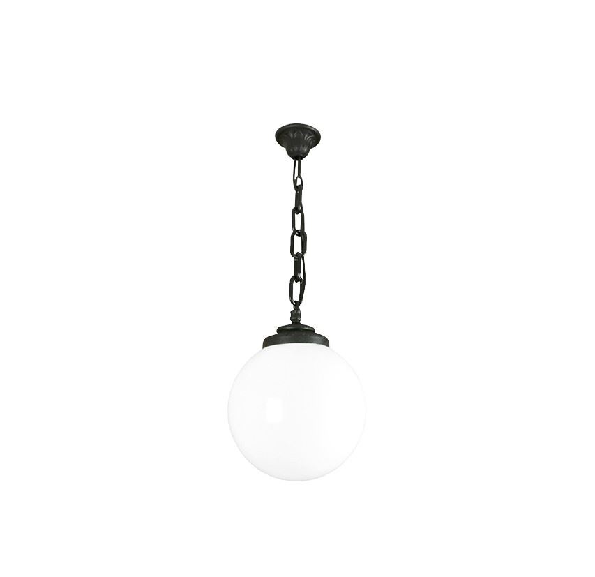 Fumagalli SICHEM/G250 kültéri függeszték lámpa E27 fekete/opál (G25.120.000.AYE27)