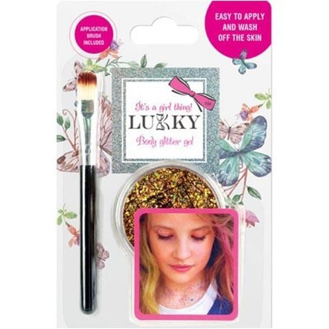 Flair Toys Lukky: Csillámos arany testzselé (T11928)