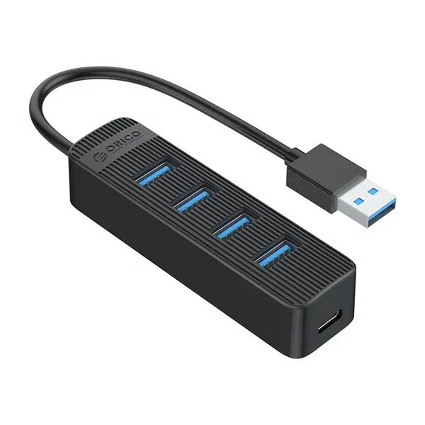 Orico ORICO-TWU3-4A-BK-EP 4 Portos USB3.0 Hub fekete