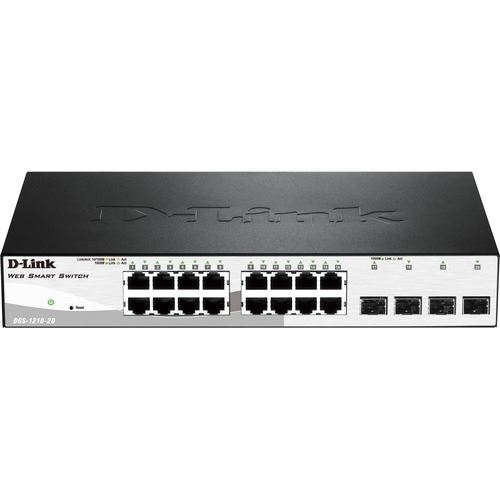 D-Link DGS-1210-20/E 16 portos Gigasbit Smart Switch