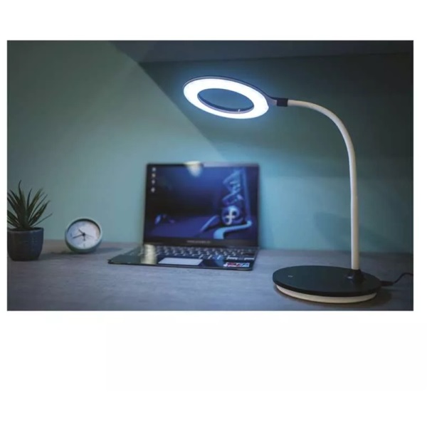 EMOS Bella LED asztali lámpa fehér-fekete (Z7598)