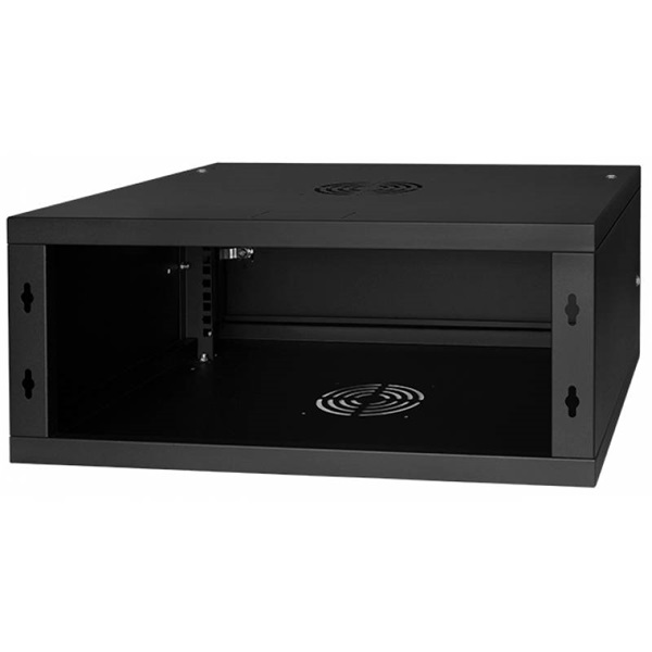 Stalflex 4U fali rack szekrény 19" 350mm fekete (RC19-4U-350MB)