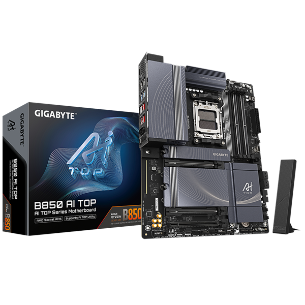 GIGABYTE AM5 B850 AI TOP AMD B850 ATX Alaplap GIGABYTE AM5 B850 AI TOP AMD B850 ATX Alaplap