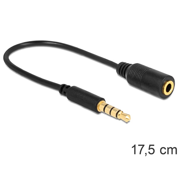 Delock sztereó jack Left-Right-Microphone-Ground --> Left-Right-Ground-Microphone (62498) Delock sztereó jack Left-Right-Microphone-Ground --> Left-Right-Ground-Microphone (62498)