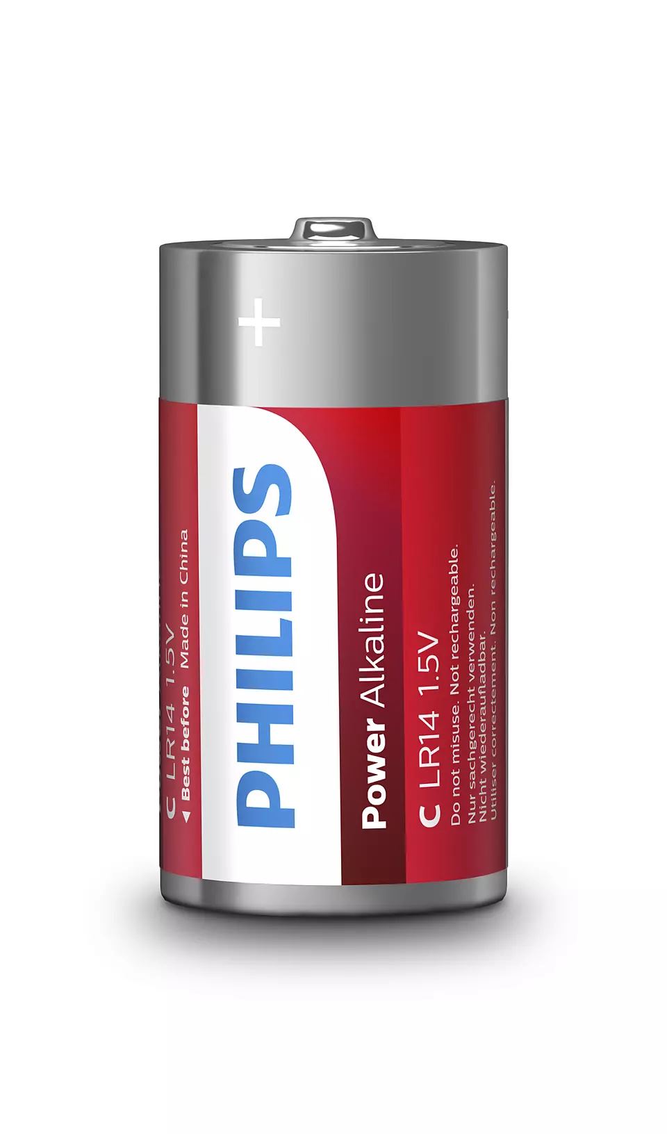 Philips Power alkaline C/LR14 elem 2db (LR14P2B/10)