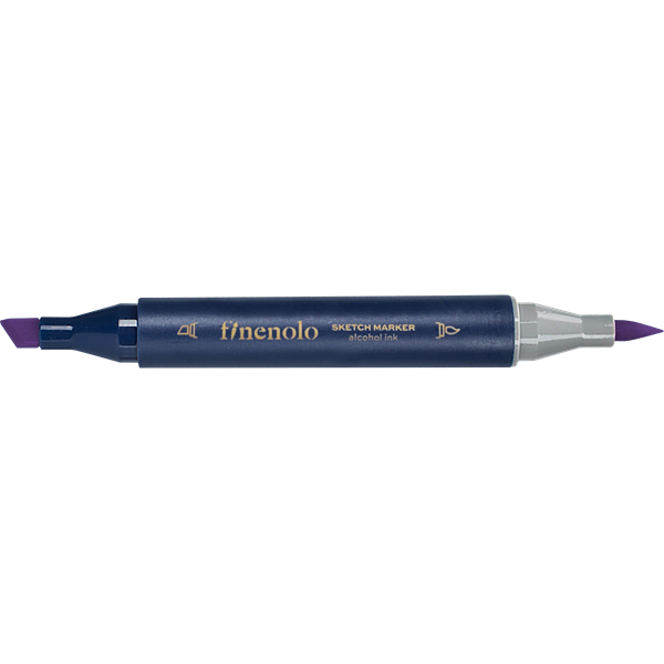 Deli Finenolo 81 - Deep Violet kétvégű permanent ART marker Deli Finenolo 81 - Deep Violet kétvégű permanent ART marker