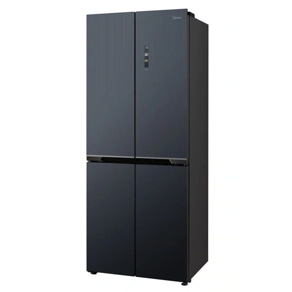 Midea MDRM587BIE70 Hűtő:276L Fagyasztó:150L No frost négyajtós hűtőszekrény Inox