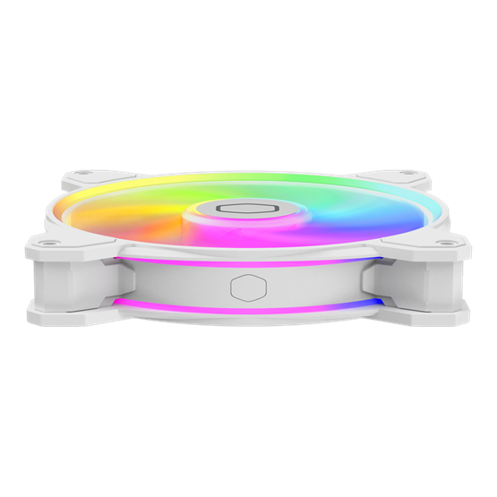 Cooler Master  14cm MasterFan MF140 Halo2   MFL-B4DW-16NP2-R2 Fehér Cooler Master  14cm MasterFan MF140 Halo2   MFL-B4DW-16NP2-R2 Fehér