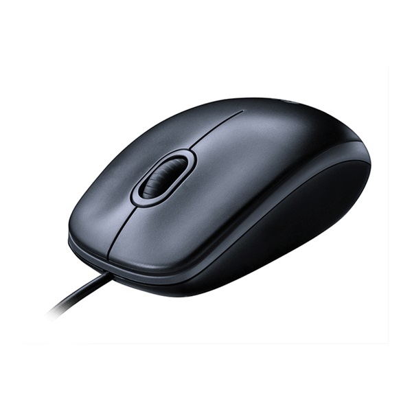 Logitech M100 optikai vezetékes egér PC fekete USB (910-005003)