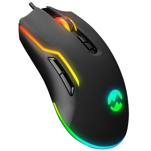 Everest   SM-G14 DUSK 7200 DPI  7gomb optikai RGB LED Gamer Egér Fekete 