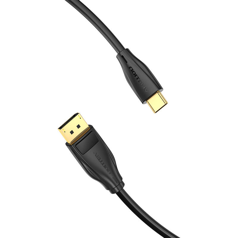 USB-C to DisplayPort 8K HD Cable 1.5m Vention CGYBG (Black) USB-C to DisplayPort 8K HD Cable 1.5m Vention CGYBG (Black)