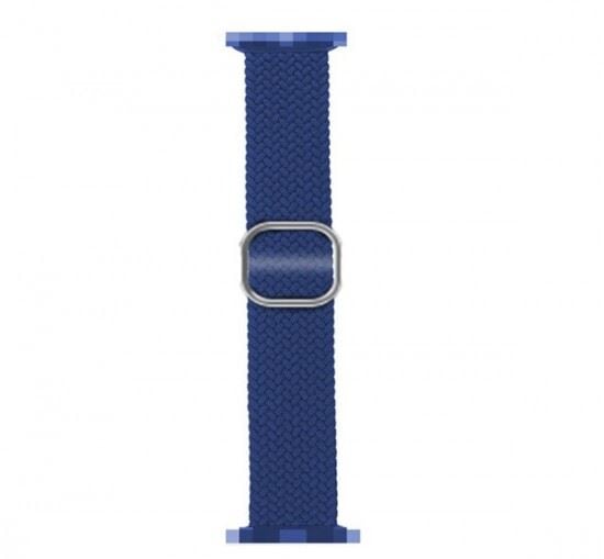 Phoner Hook Apple Watch csatos fonott szövet szíj 38/40/41mm kék (72606)