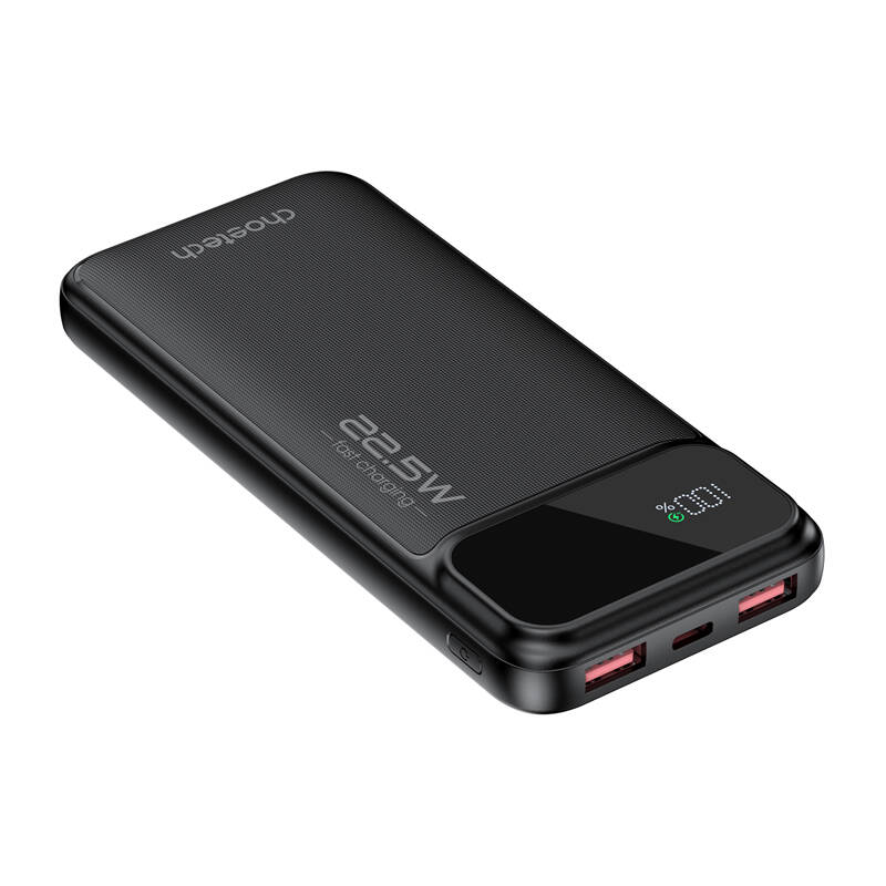 Choetech  B728 10000mAh 22.5W PD Powerbank Fekete