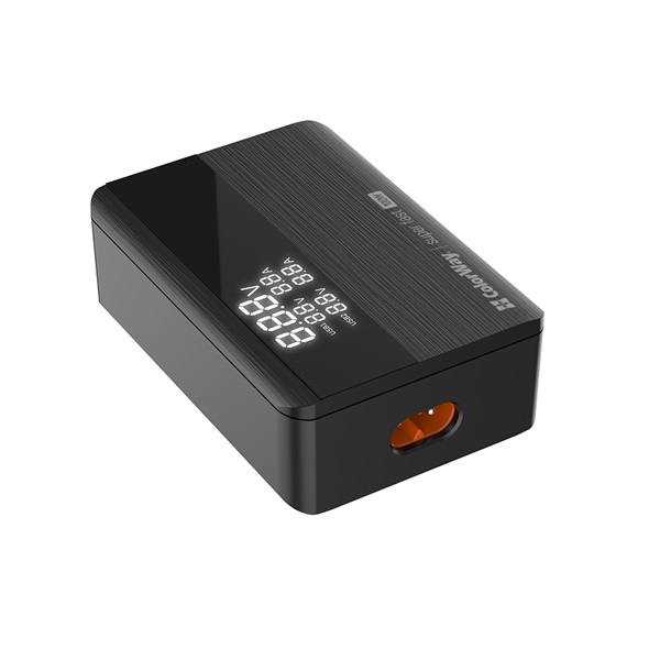 COLORWAY CW-CHS041PD-BK AC Charger Power Delivery GaN 2USB-A + 2USB TYPE-C 100W USB töltő Fekete  