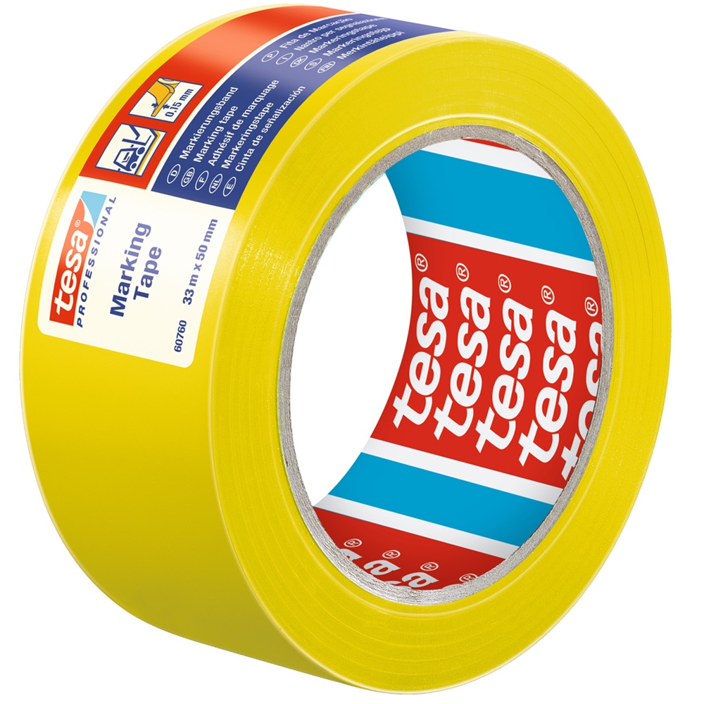 Tesa Jelölőszalag 50mmX33m  sárga (60760-00095-16)