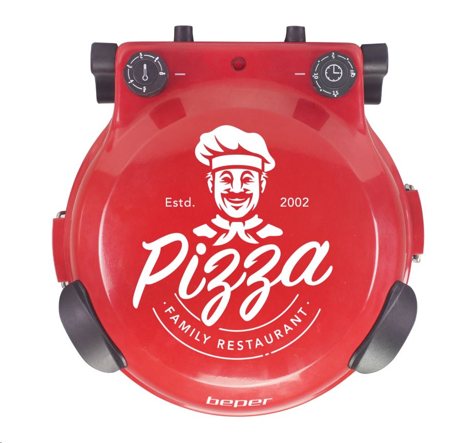 Beper P101CUD300 pizzasütő piros