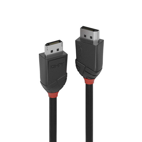 LINDY Kijelző csatlakozó Csatlakozókábel [1x DisplayPort dugó - 1x DisplayPort dugó] 1.00 m Fekete