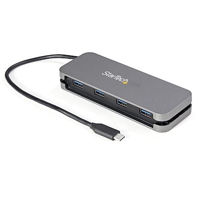 StarTech.com 4 portos USB-C Hub szürke (HB30CM4AB)