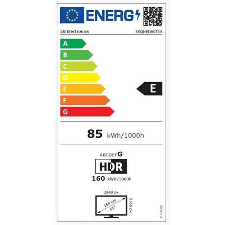 Lg 65QNED80T3A UHD QNED SMART Televízió