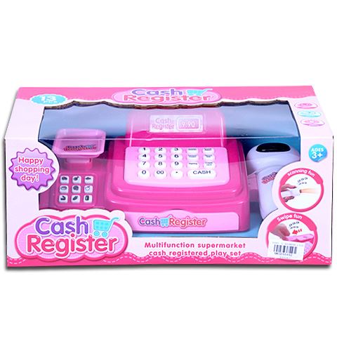 MK Toys elektronikus pénztárgép rózsaszín (MKG356492)
