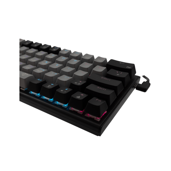 White Shark GK-002711-G-B/R-US WAKIZASHI vezetékes mechanikus gamer billentyűzet Fekete US