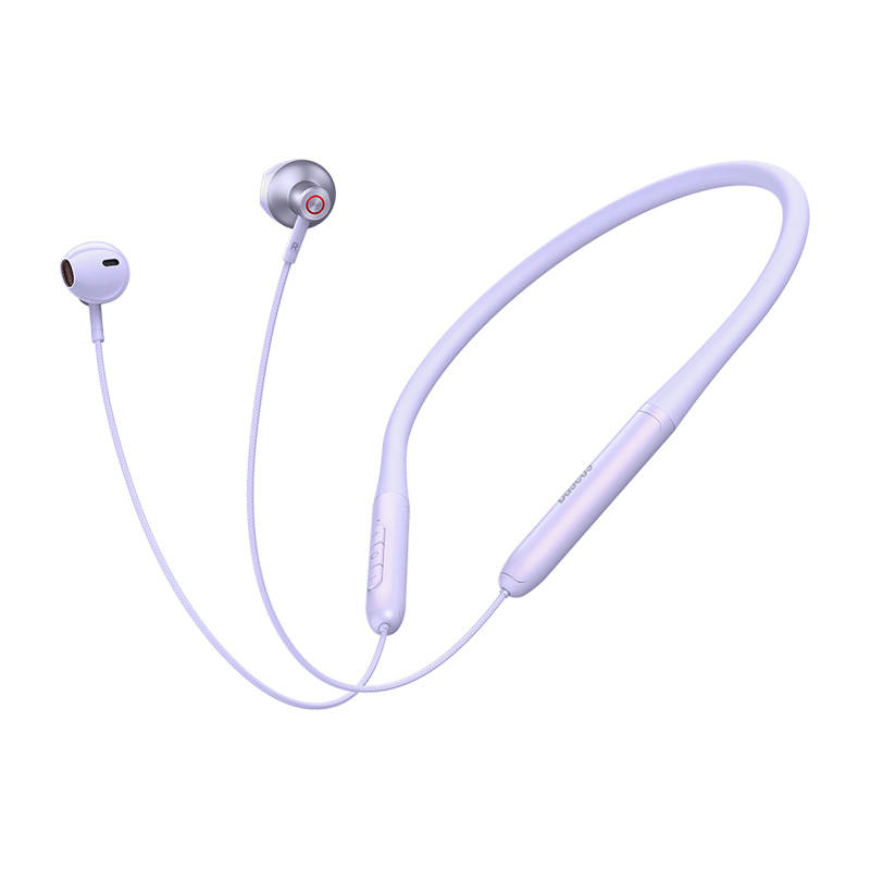 Neckband Magnetic Sport Earphones Baseus Bowie P1 (purple)