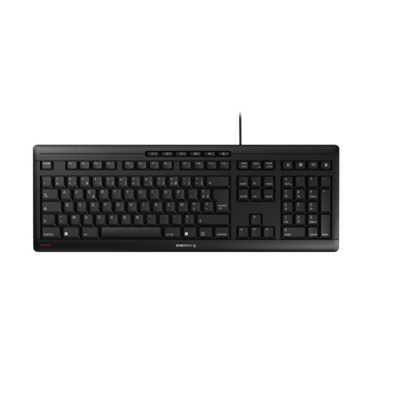 Cherry STREAM francia billentyűzet fekete (JK-8500FR-2)