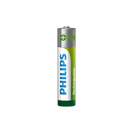 Philips R03B4A70/10 ELEM TÖLTHETŐ AAA 700 mAh 4-BLISZTER Philips R03B4A70/10 ELEM TÖLTHETŐ AAA 700 mAh 4-BLISZTER