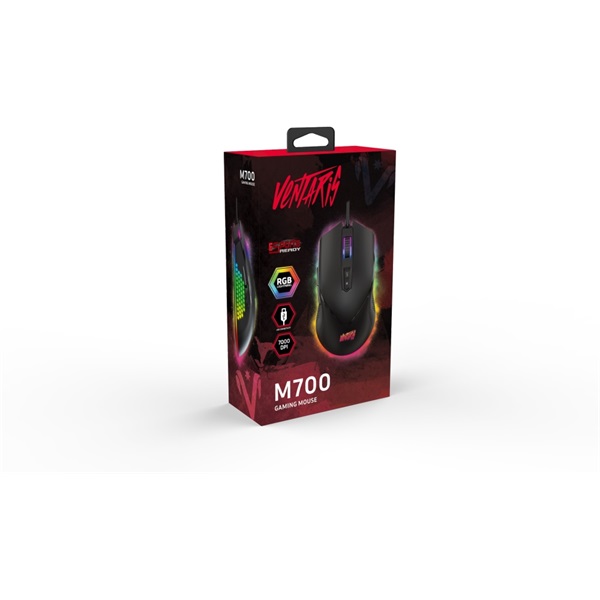 Ventaris M700 gamer egér fekete Ventaris M700 gamer egér fekete