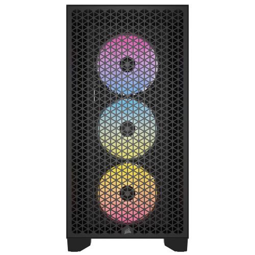 CORSAIR 3000D RGB számítógépház Fekete CORSAIR 3000D RGB számítógépház Fekete