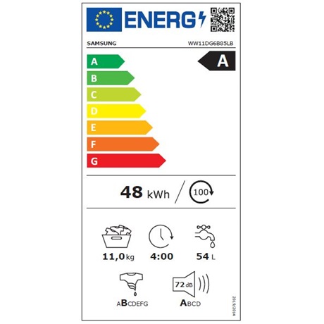 Samsung WW11DG6B85LBU4 MOSÓGÉP ELÖLTÖLTŐS