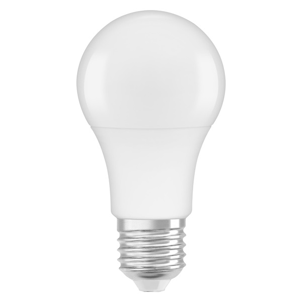 LED izzó, E27, 9W=60W, melegfehér, körte formájú, OSRAM, 3 db-os készlet